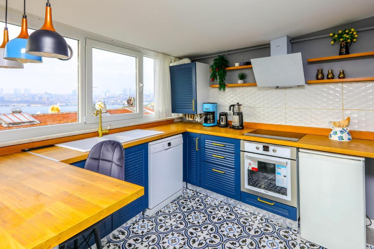 Апартаменты Vibrant Flat 500 M To Uskudar Ferry Station Стамбул Экстерьер фото