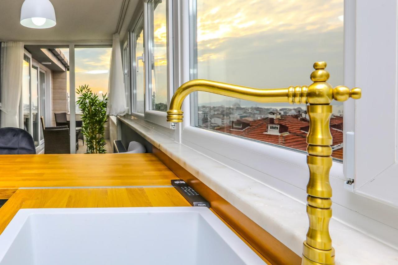 Апартаменты Vibrant Flat 500 M To Uskudar Ferry Station Стамбул Экстерьер фото